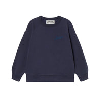 The Tiny Big Sister Navy Sister Womens Sweatshirt