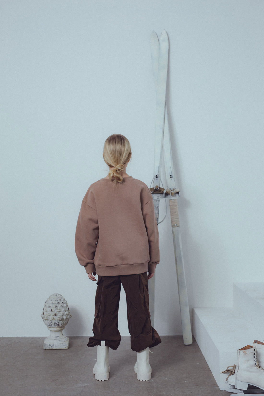 Unlabel Latte Printed Sweatshirt