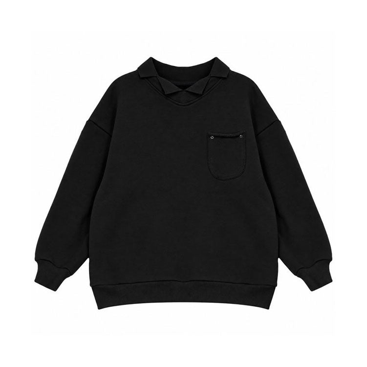 Calla Lili  Black Sweatshirt