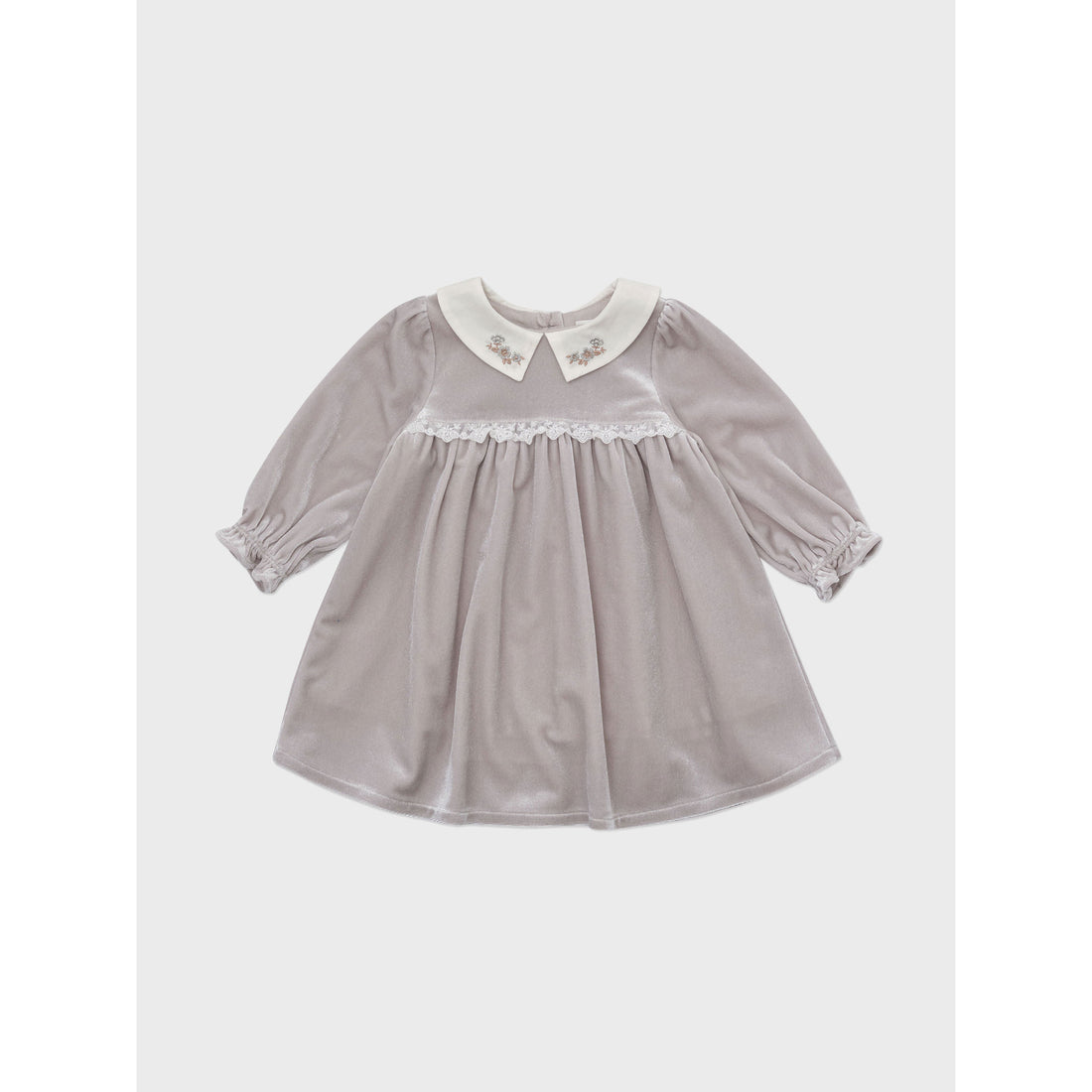 Louisiella Branle Velvet Baby Dress
