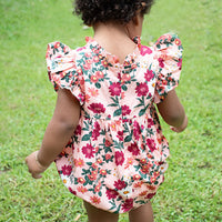 Pink Chicken Pink Daisy Floral Baby Jennifer Bubble