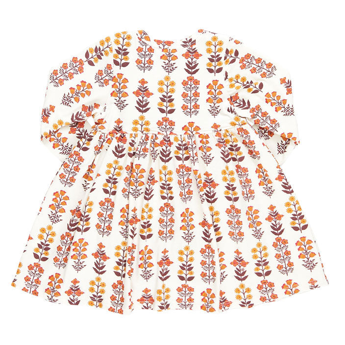Pink Chicken Fall Field Floral Organic Steph Dress