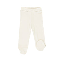 Bebe Organic  Natural Footed Bebe Leggings