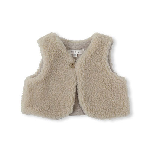 Bene Bene Beige Dumble Fleece Baby Vest