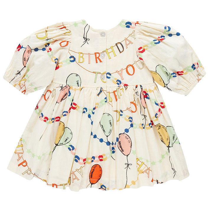 Pink Chicken Birthday Garland Brooke Dress