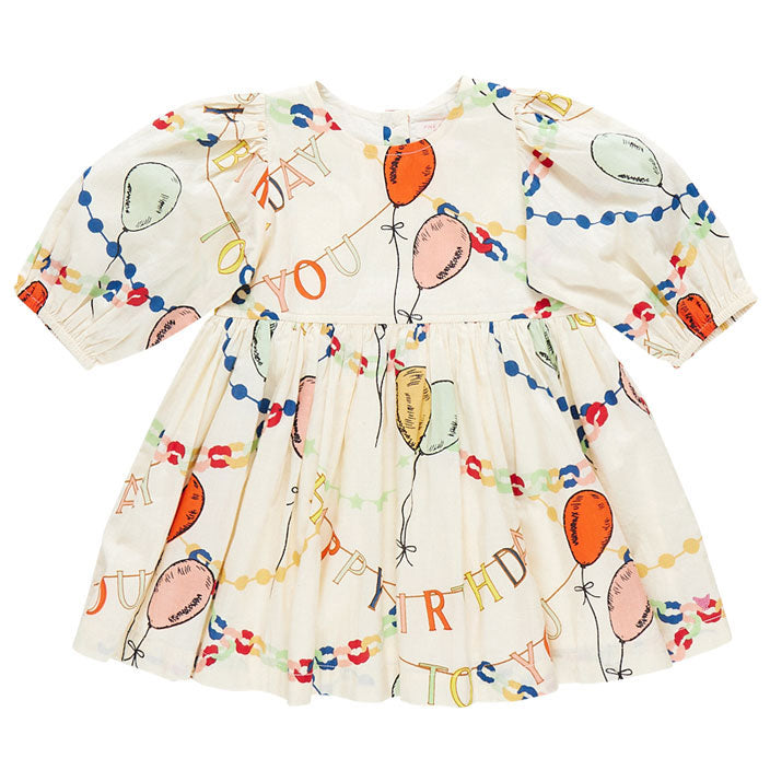 Pink Chicken Birthday Garland Brooke Dress
