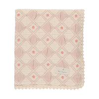 Bebe Organic Dusty Rose Blossom Blanket