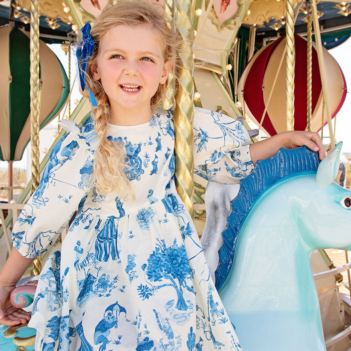 Pink Chicken Blue Circus Brooke Dress