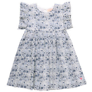 Pink Chicken Blue Verbena Floral Sarita Dress