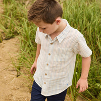 Pink Chicken Riviera Stripe Jack Shirt