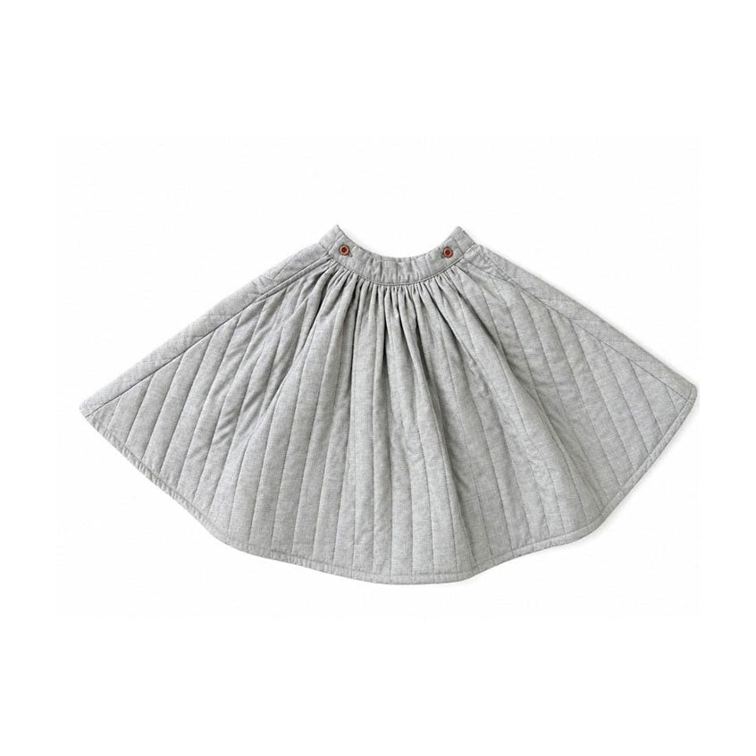 Calla Lili  Taupe Quilted Skirt