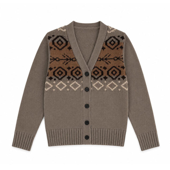 Calla Lili  Grey Chunky Cardigan