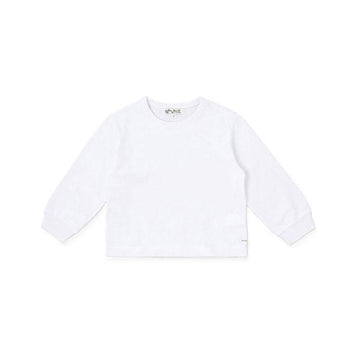  Ivory Mild Ribbed Sleeve T-shirt