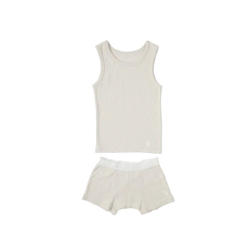 Bene Bene Ecru Organic Boy Briefs Set