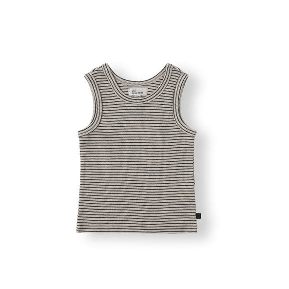 Bene Bene Charcoal Baby Bene Stripe Sleeveless