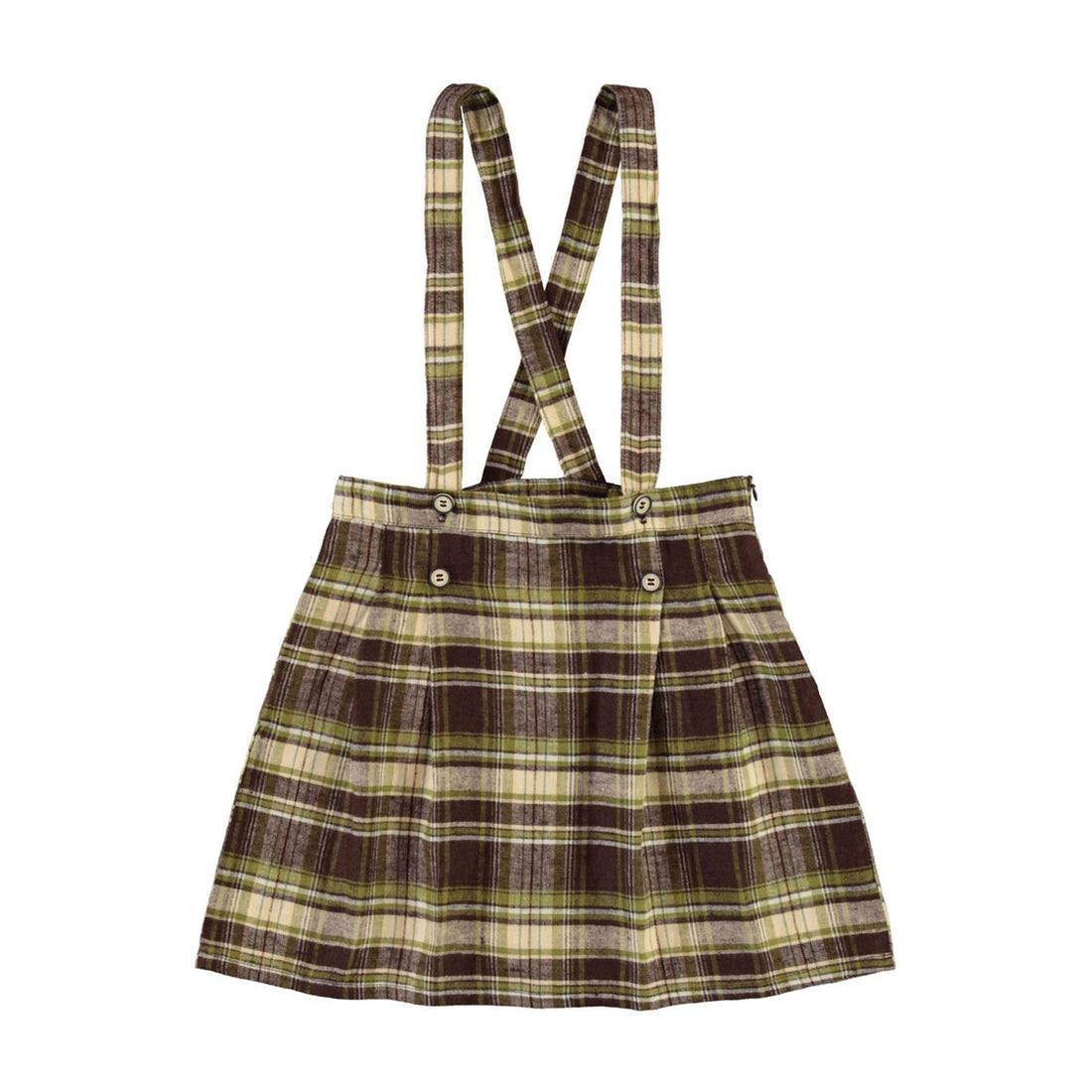 Bebe Organic Bohemia Check Charlotte Skirt