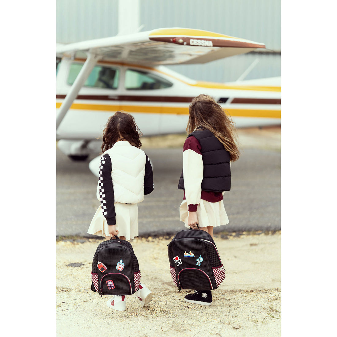 Light + Nine Starter Backpack Checkered Brick