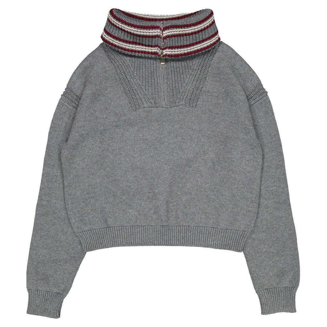 Clubhouse Grey Half Zip Sweater