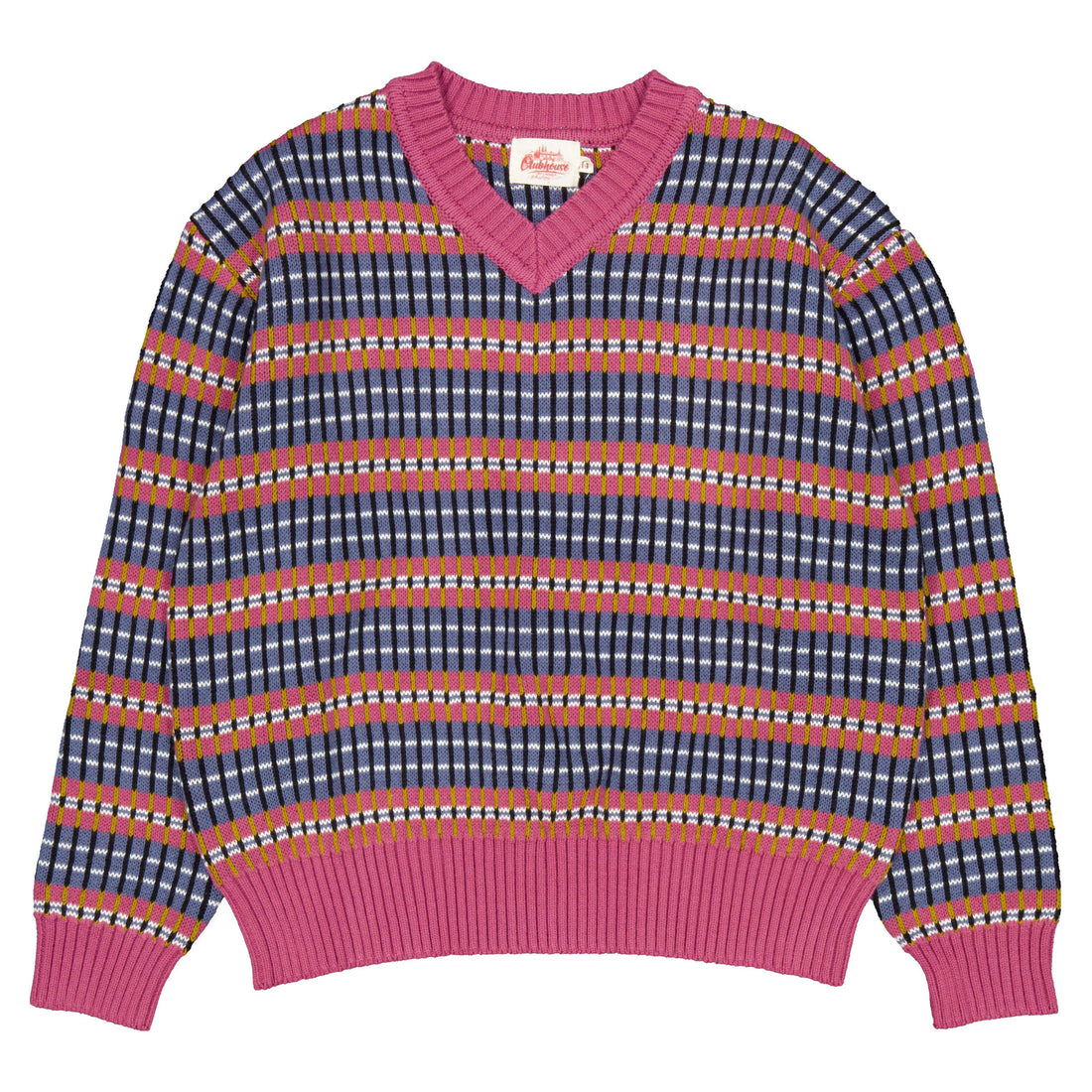 Clubhouse Multi Stripe Textured Sweater