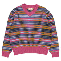 Clubhouse Multi Stripe Textured Sweater