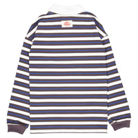 Clubhouse Striped Oversized Polo Sweatshirt
