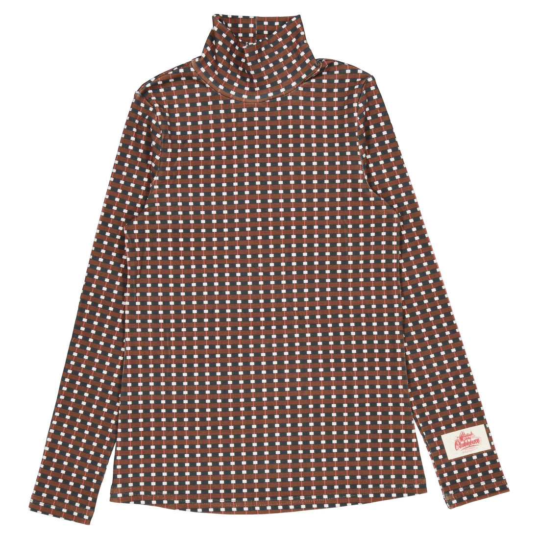 Clubhouse Square Stripe Turtleneck