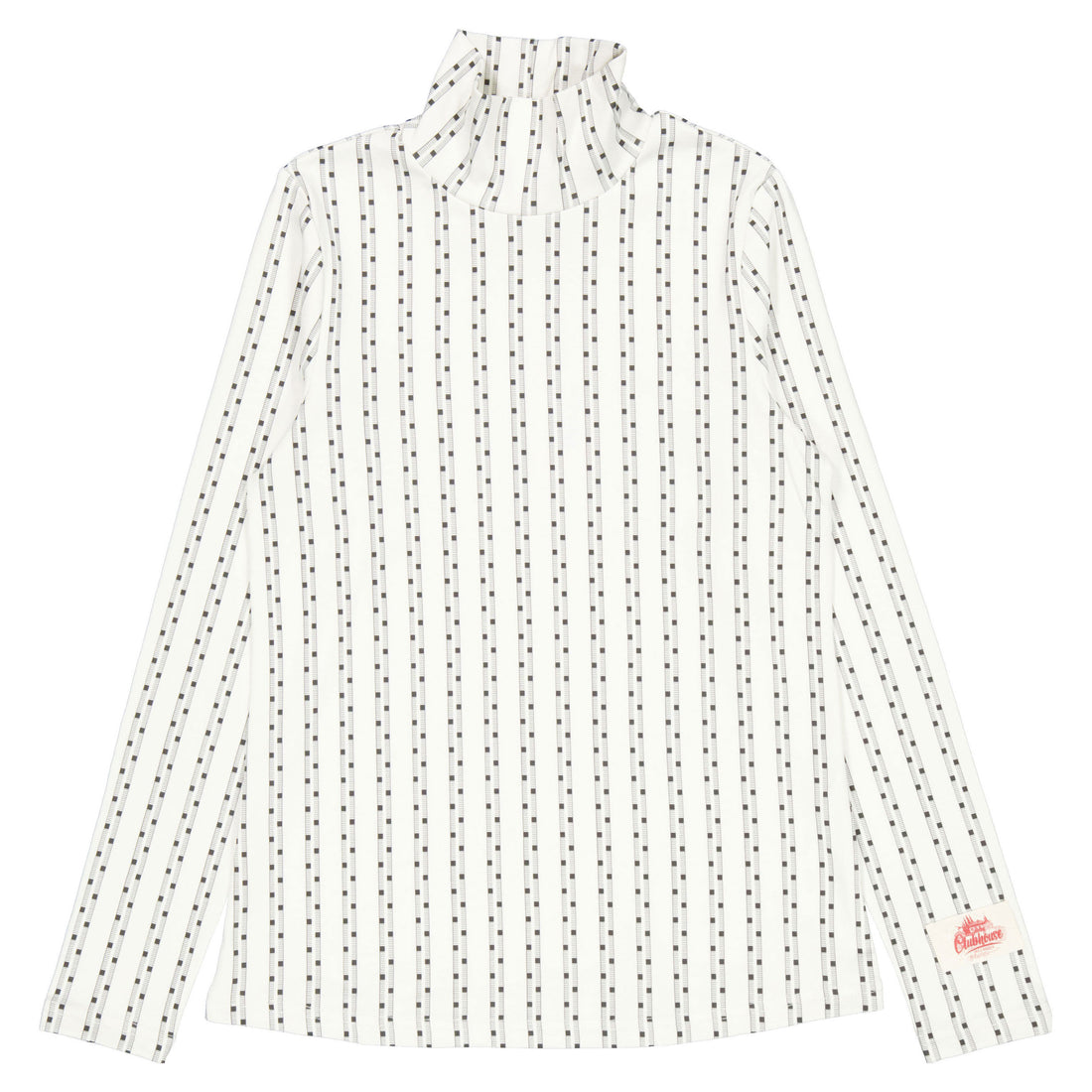 Clubhouse Square Pinstripe Turtleneck