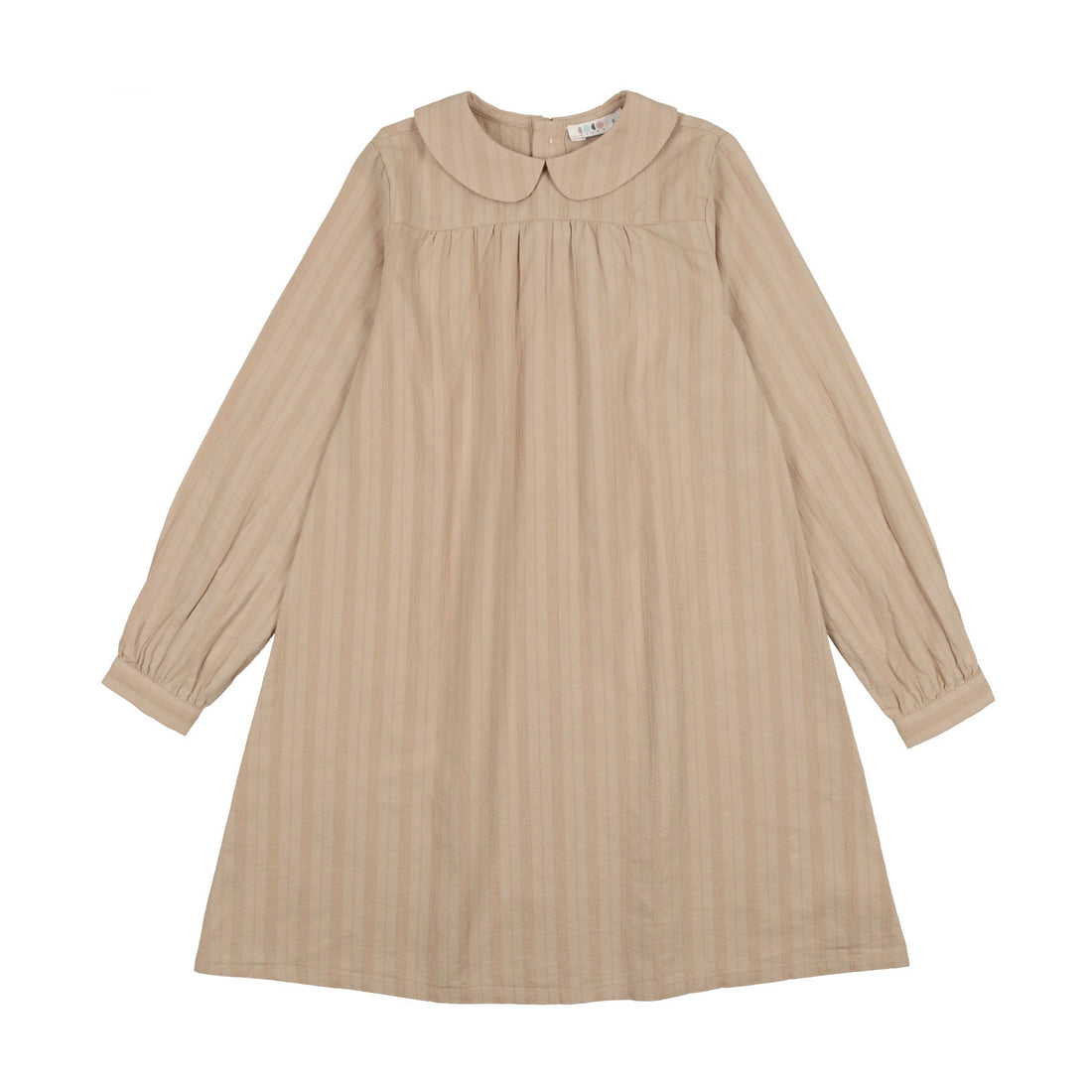 Coco Blanc Camel Linear Collar Dress