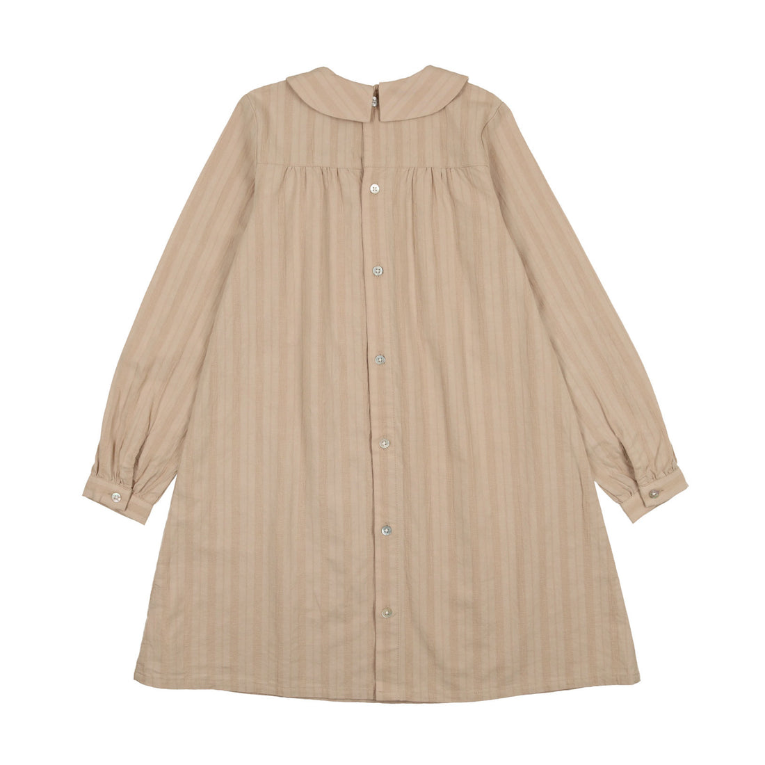 Coco Blanc Camel Linear Collar Dress