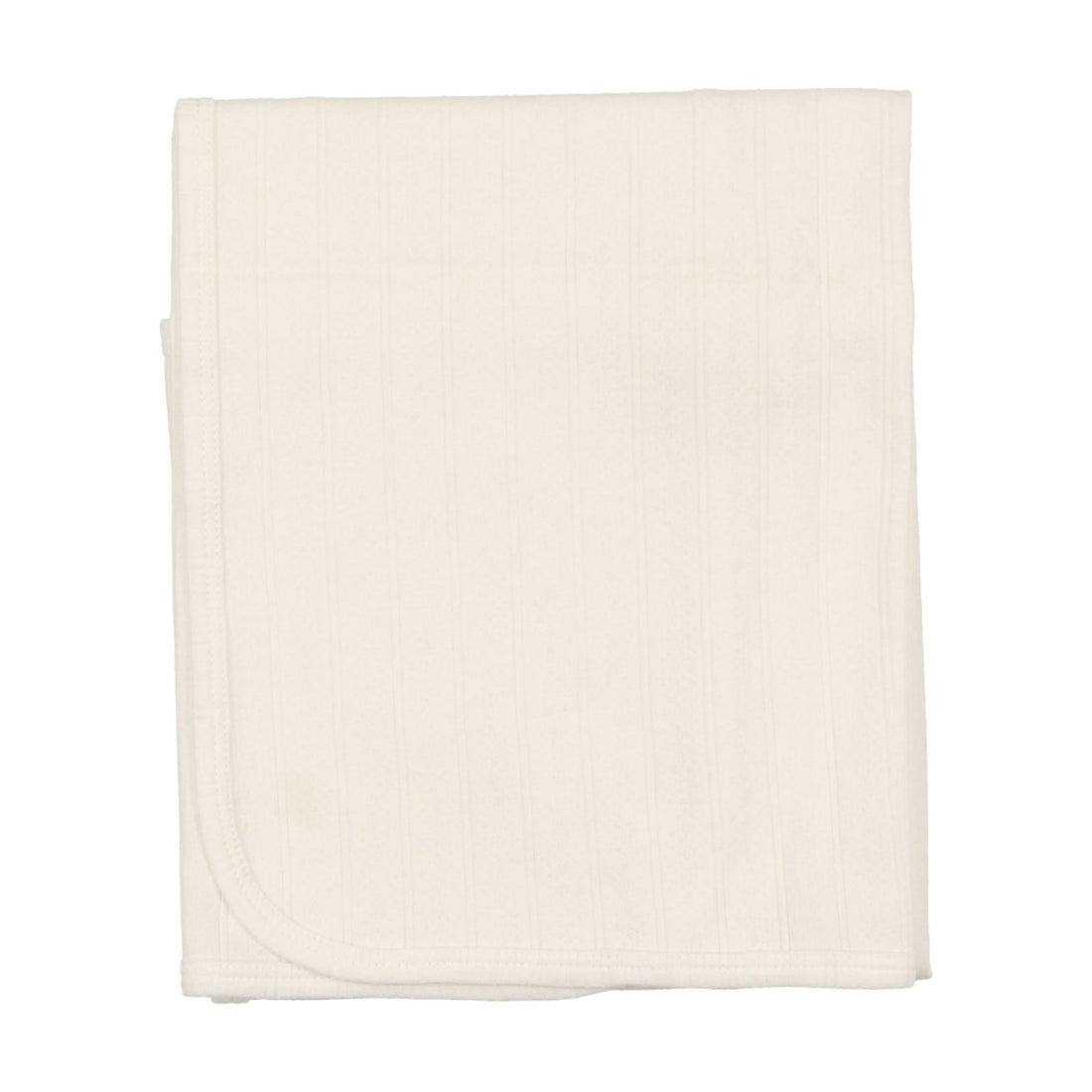 Coco Blanc Ivory Wide Pointelle Blanket