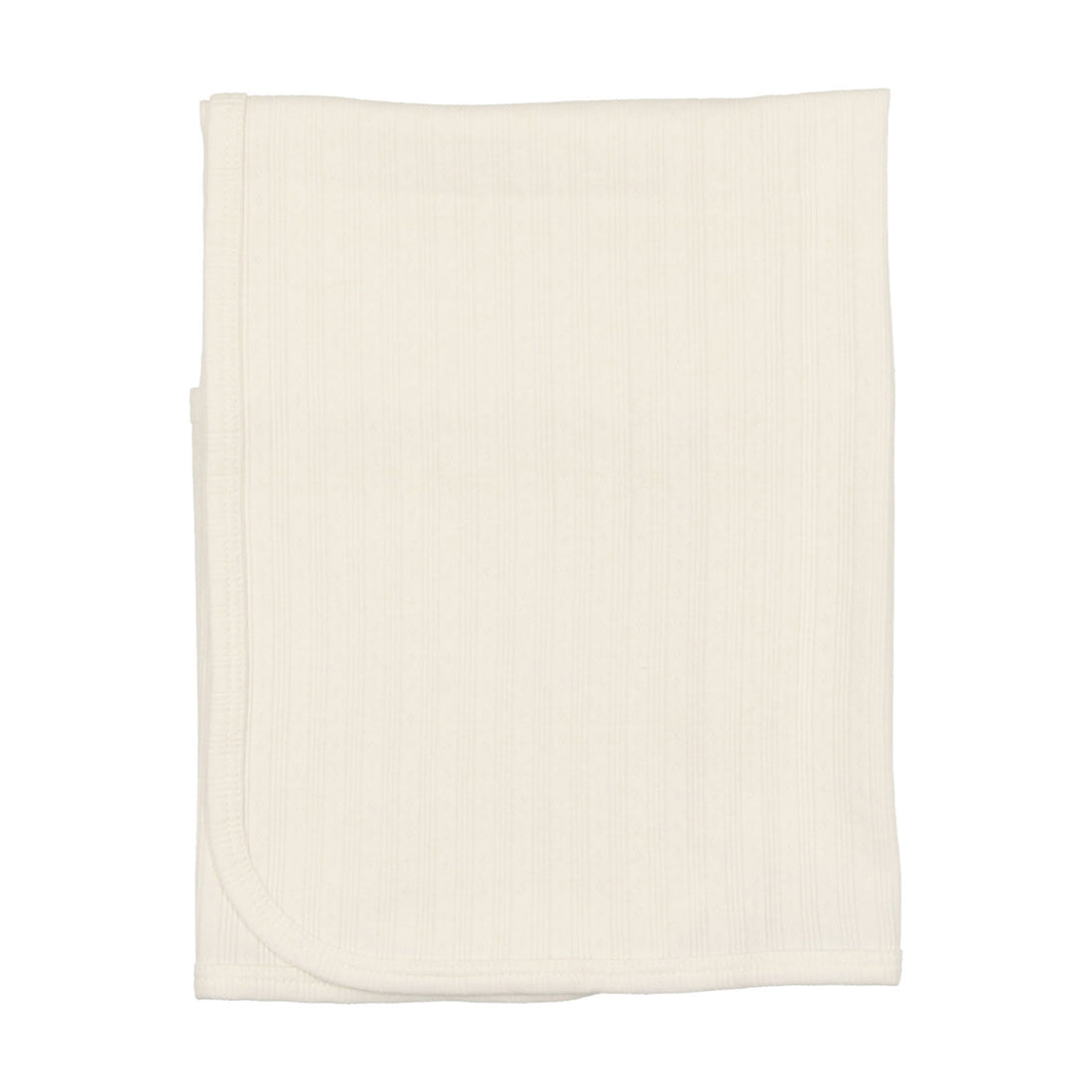 Coco Blanc Ivory Pointelle Blanket