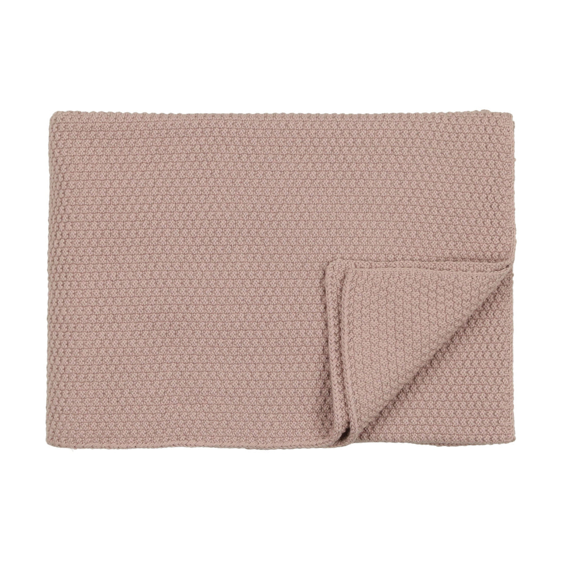 Coco Blanc Pale Pink Knit Blanket