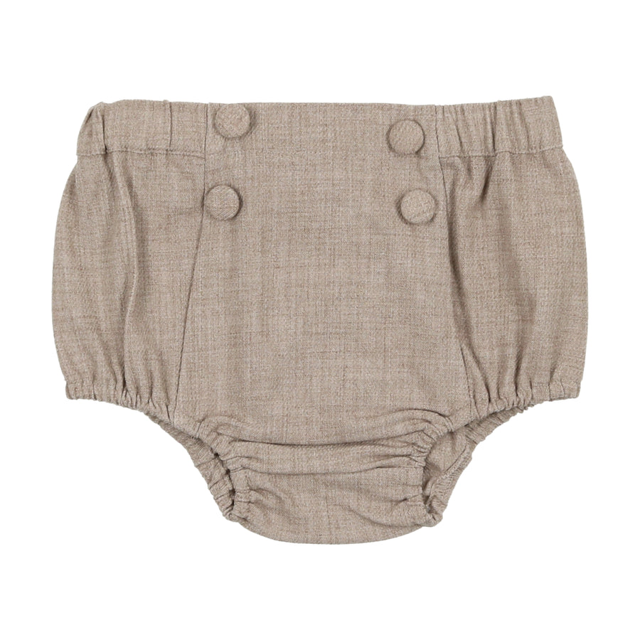 Coco Blanc Oatmeal Wool Button Bloomers