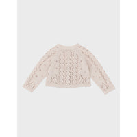 Louisiella Cream Beige Baby Paige Knit Cardigan