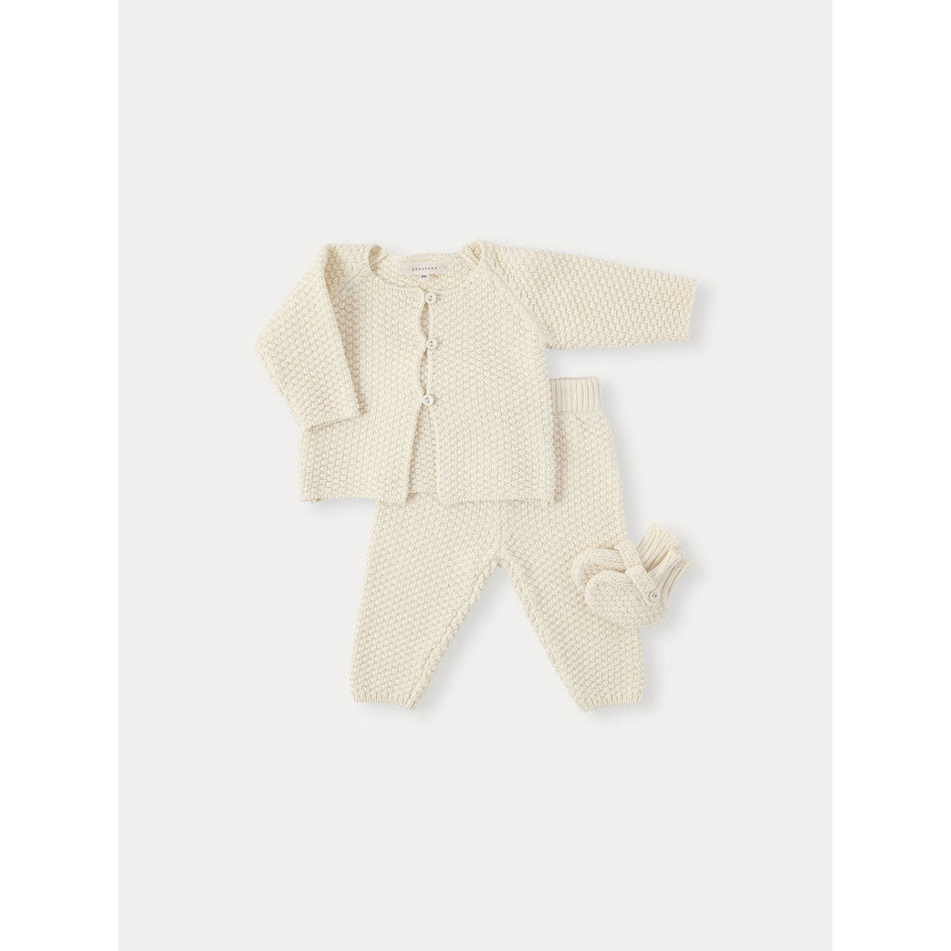 Bene Bene Cream Baby Newborn Creamy Knit Set