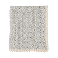 Bebe Organic Atlantic Crochet Blanket