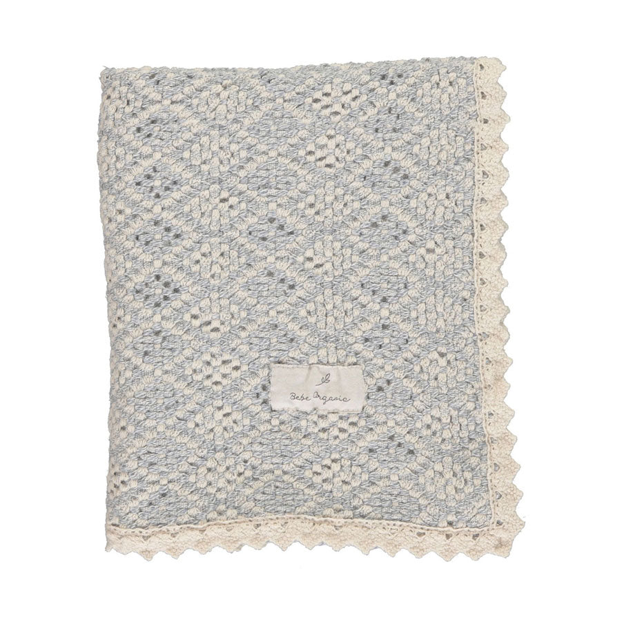 Bebe Organic Atlantic Crochet Blanket
