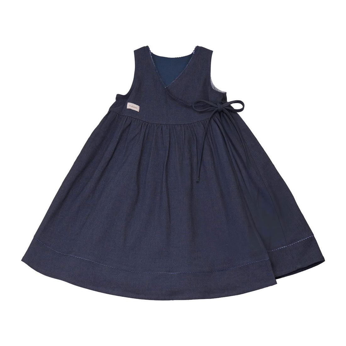 Calla Lili  Blue Wrap Dress