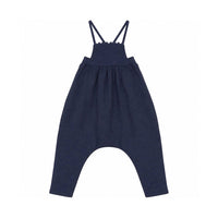 Calla Lili  Blue Embroidery Romper