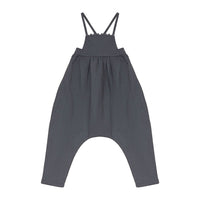 Calla Lili  Grey Embroidery Romper