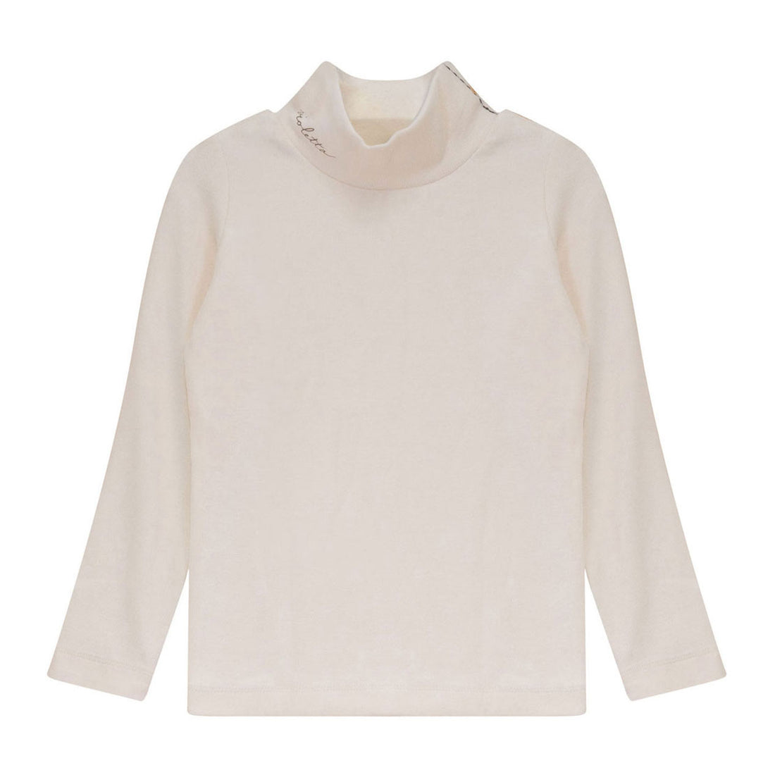 Calla Lili  Cream Knit Mock Neck