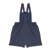 Calla Lili  Blue Short Overalls