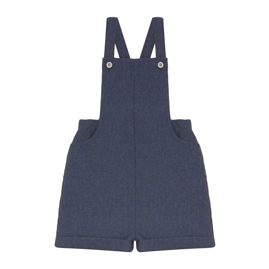 Calla Lili  Blue Short Overalls