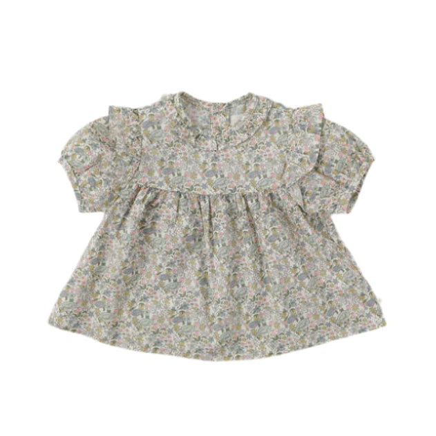 Bene Bene Cream Baby Block Half Shirt