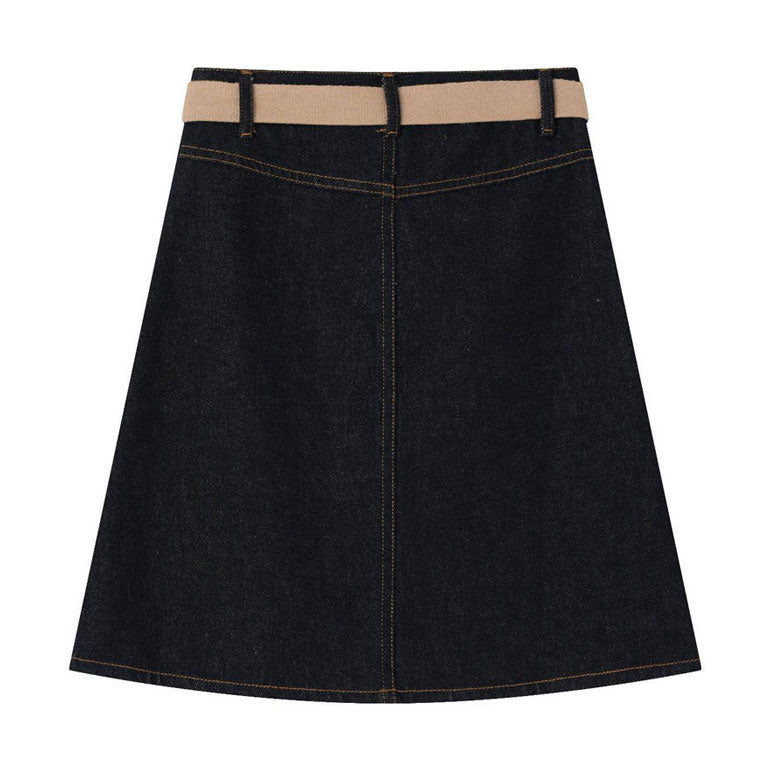Coco Blanc Denim Skirt