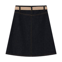 Coco Blanc Denim Skirt