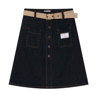Coco Blanc Denim Skirt