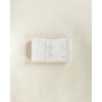 Ferne Dove White Burp cloth set of 2