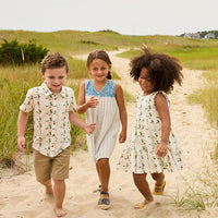 Pink Chicken Mallard Friends Kelsey Dress