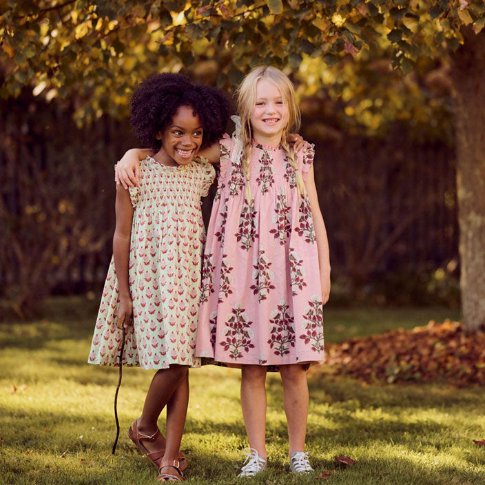 Pink Chicken Pink Bouquet Floral Stevie Dress